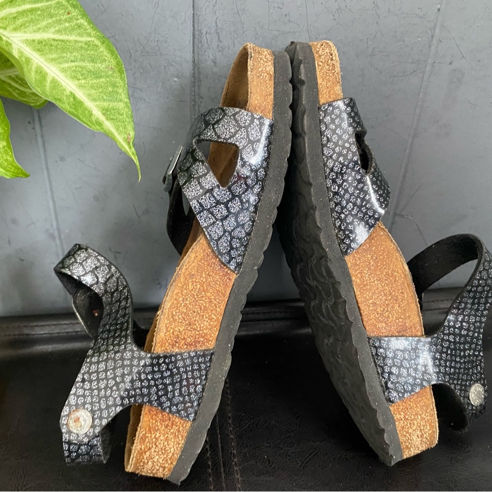 Pre-owned Birkenstock Kumba Black Sandals 38/7 Women’s